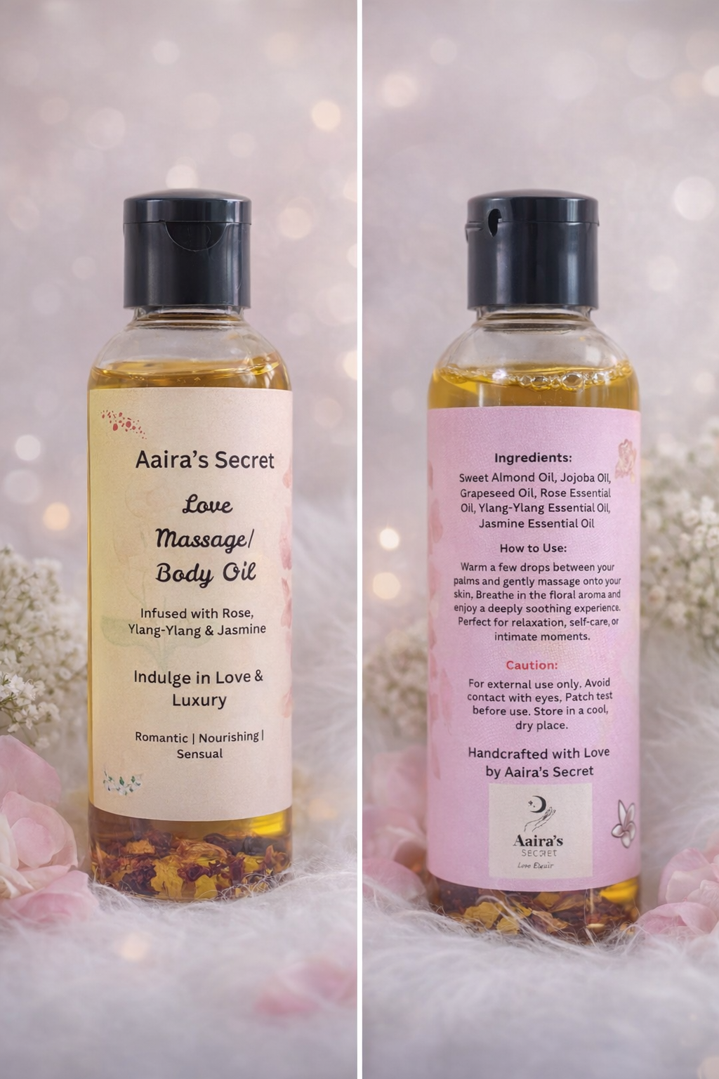 Aaira's Secret Love Body/Massage oil 100ml