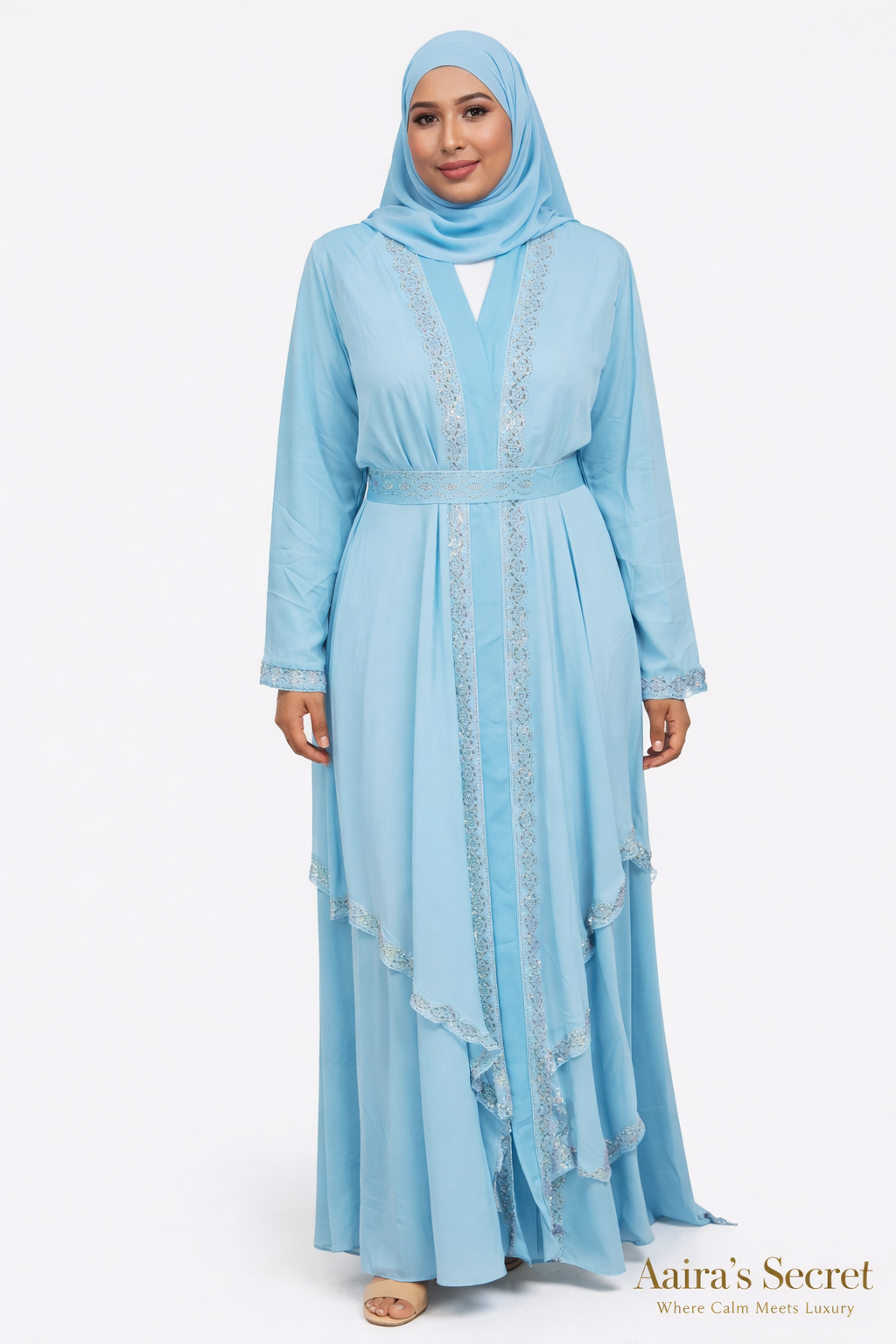 Crystal Stone ladies Abayas